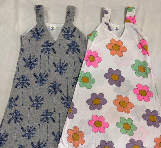 Summer Sleeveless Frock 2 pcs combo pack 5 to 6 years