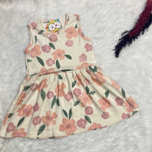 Summer Sleeveless Frock  2 to 3 years