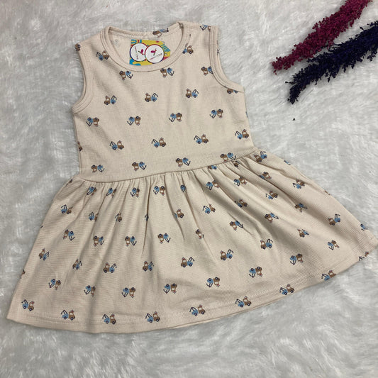 Summer Sleeveless Frock  3 to 4  years
