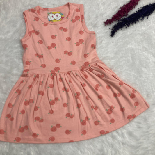Summer Sleeveless Frock  3 to 4  years