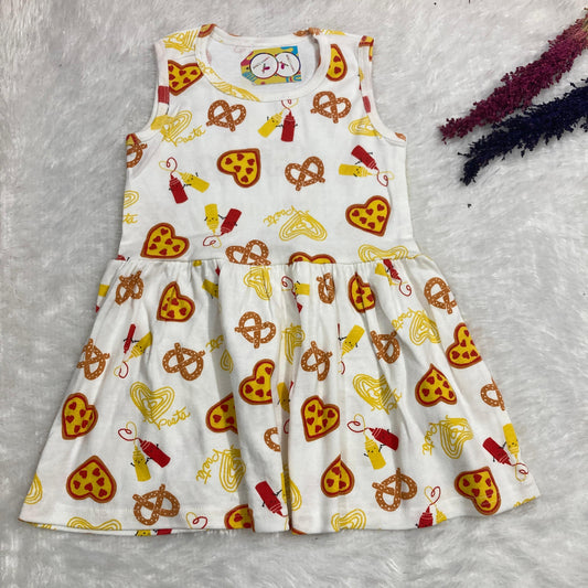 Summer Sleeveless Frock  3 to 4  years