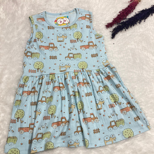 Summer Sleeveless Frock  4 to 5 years
