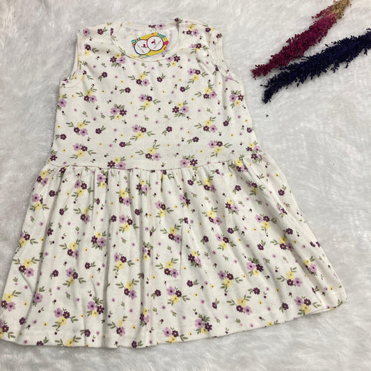 Summer Sleeveless Frock  4 to 5 years