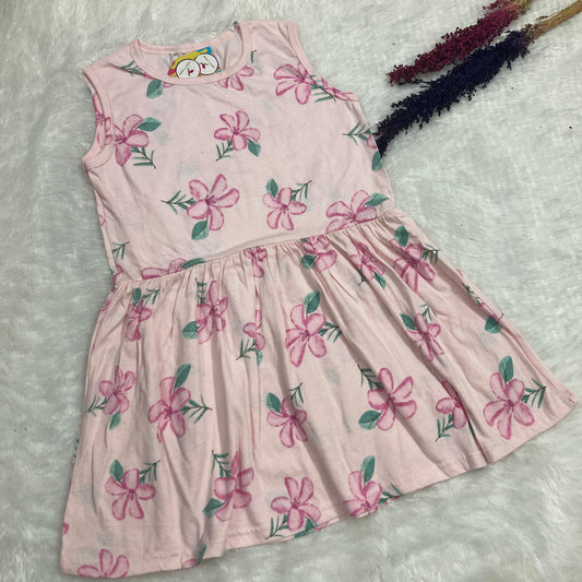 Summer Sleeveless Frock  5 to 6  years