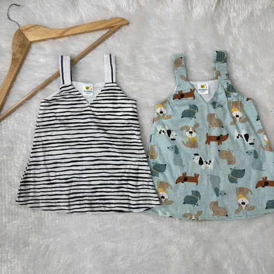 Summer Sleeveless Frock 6 to 12 months
