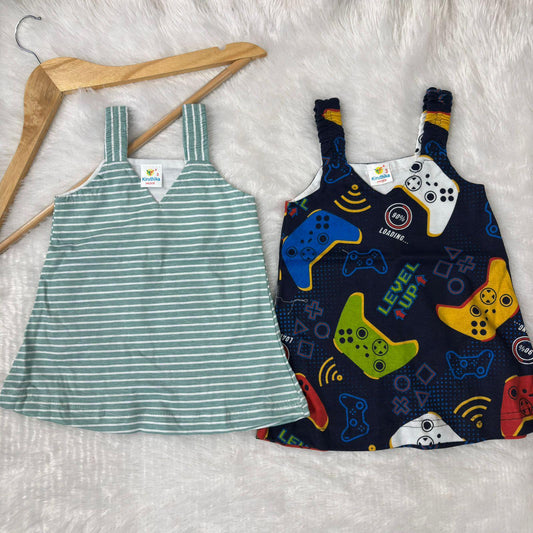 Summer Sleeveless Frock 6 to 12 months