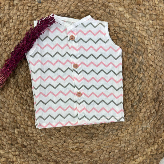 Muslin Button jablas MN01