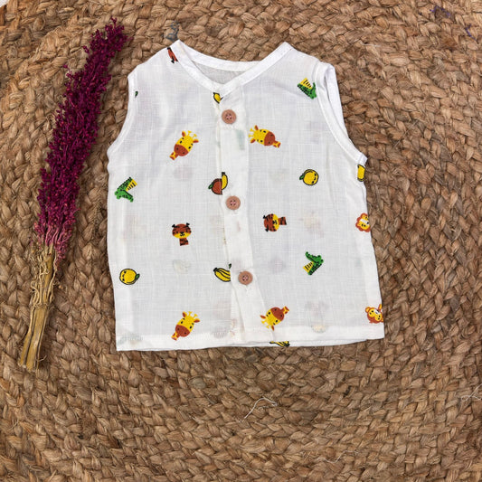 Muslin Button jablas MN01
