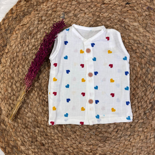 Muslin Button jablas MN01