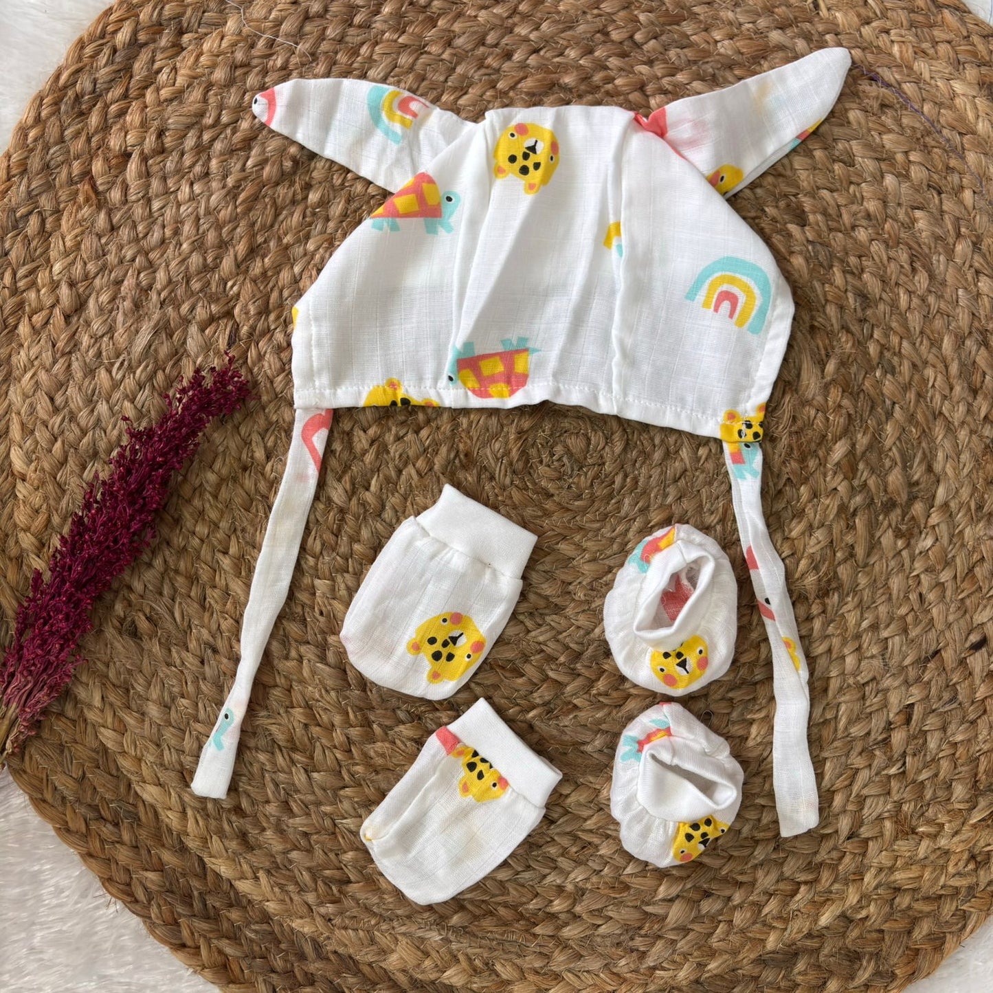 Cap Mitten and Bootie Set 1 MN01