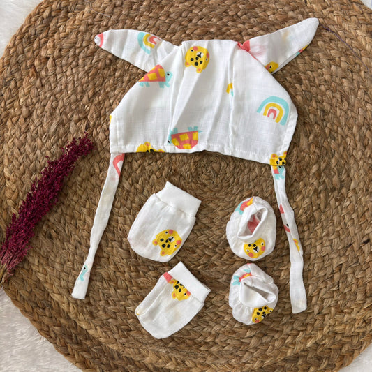 Cap Mitten and Bootie Set 1 MN01