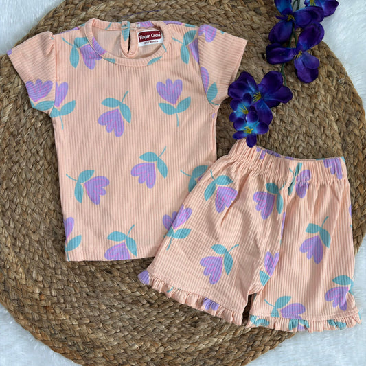Girls Fancy shorts set SF03