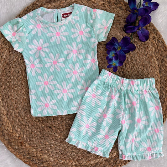 Girls Fancy shorts set SF03
