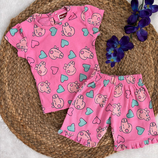 Girls Fancy shorts set SF03