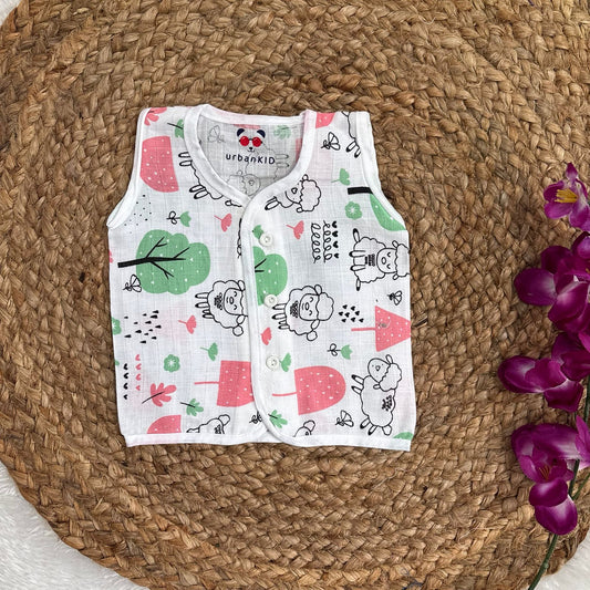 Muslin Button jablas MN01