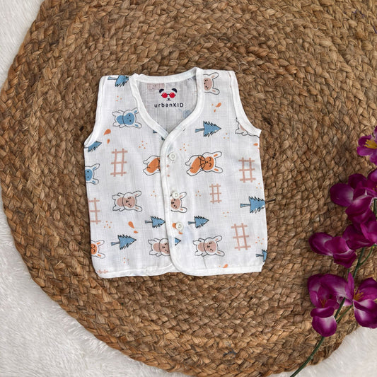 Muslin Button jablas MN01