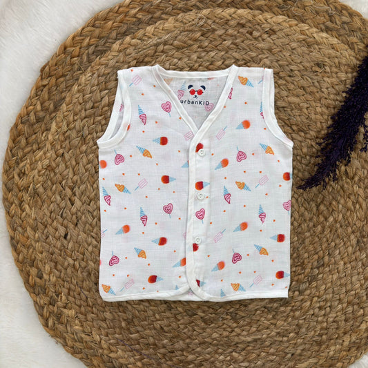 Muslin Button jablas MN01