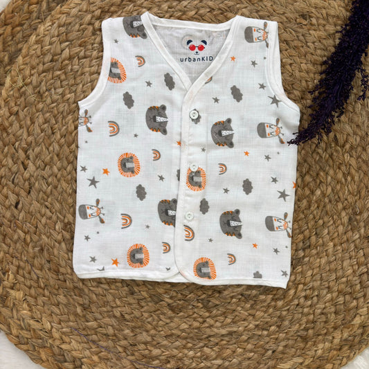Muslin Button jablas MN01