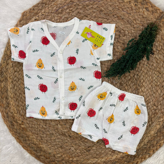 Muslin co-ord set (3 to 6 month)MN01