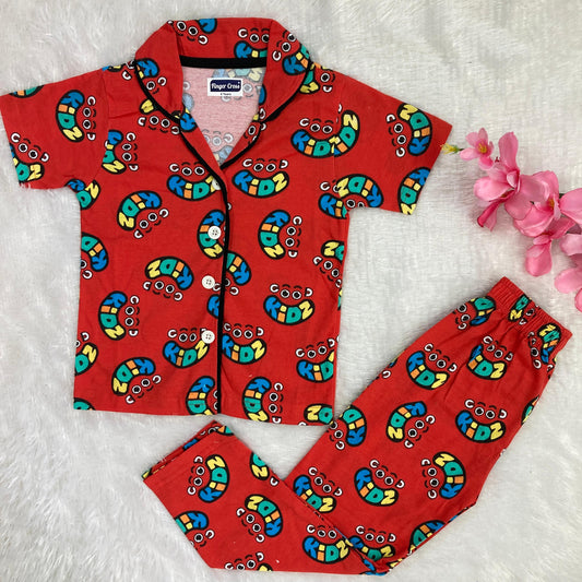 Half Sleeve Collar Night Suits IW03