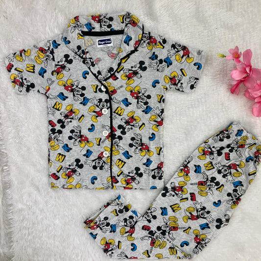 Half Sleeve Collar Night Suits IW03