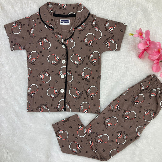 Half Sleeve Collar Night Suits IW03
