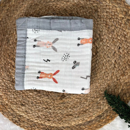 Crinkled Muslin 6 layer Blanket MN01
