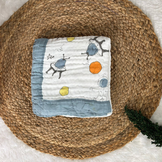 Crinkled Muslin 6 layer Blanket MN01