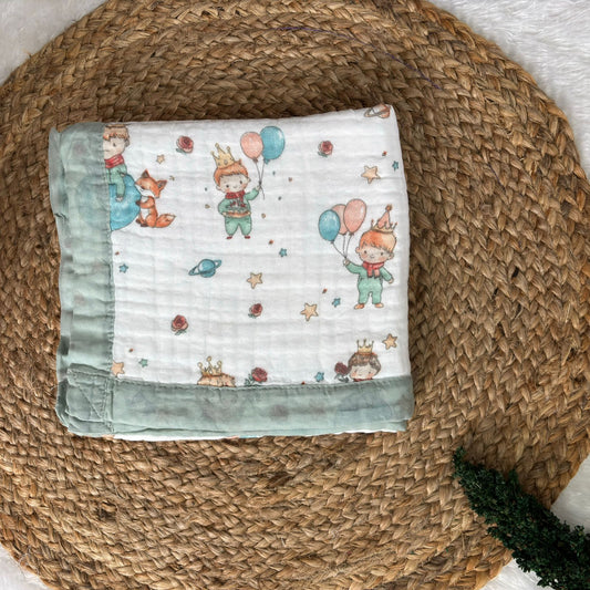 Crinkled Muslin 6 layer Blanket MN01