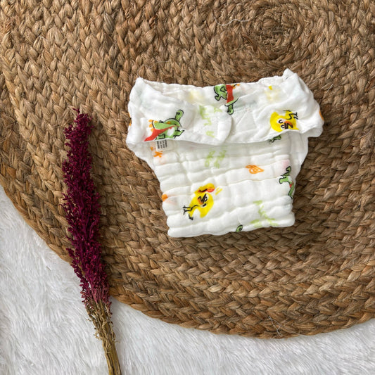 Muslin 6 layer Premium Nappy MN01