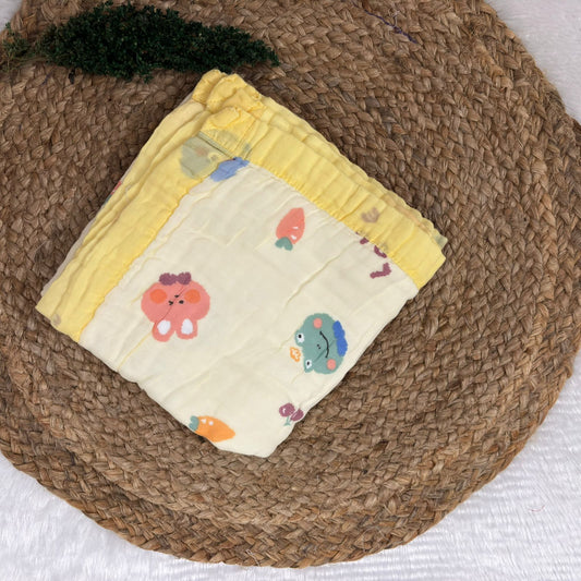 Crinkled Muslin 6 layer Blanket MN01