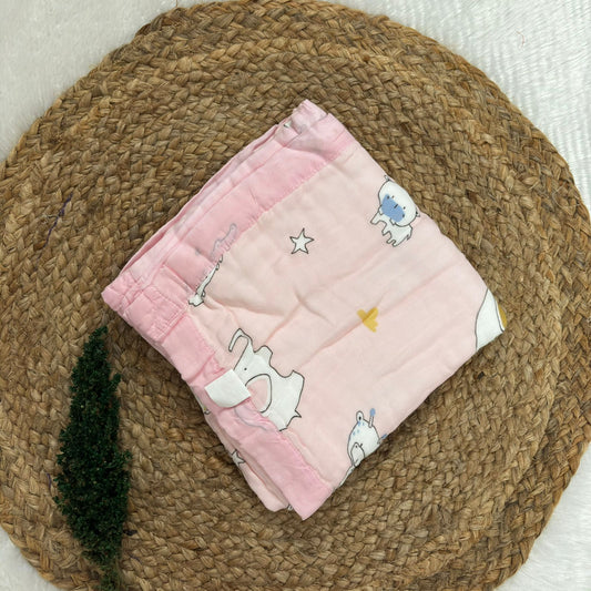 Crinkled Muslin 6 layer Blanket MN01