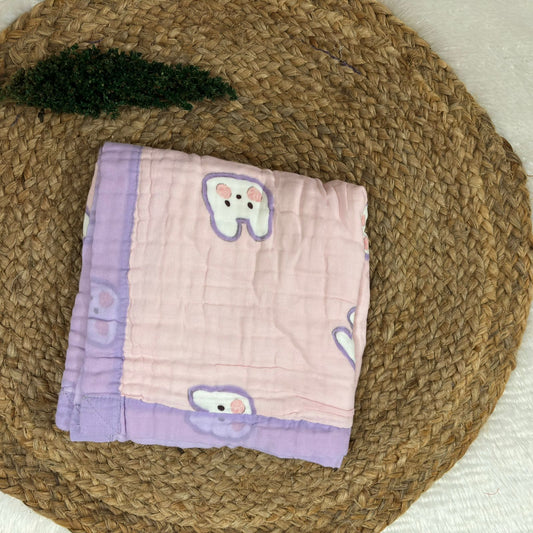 Crinkled Muslin 6 layer Blanket MN01