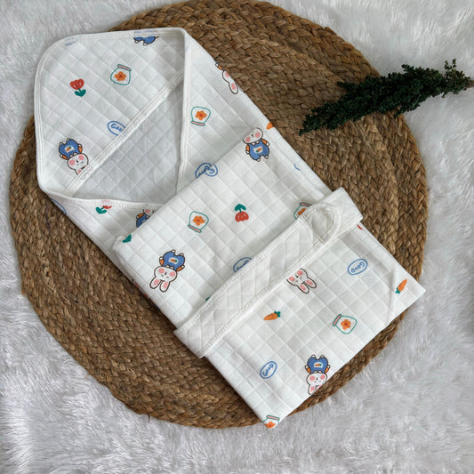 Baby Hooded Wrap / Blanket MN01