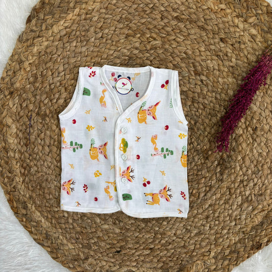 Muslin Button jablas MN01