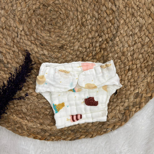 Muslin 6 layer Premium Nappy MN01