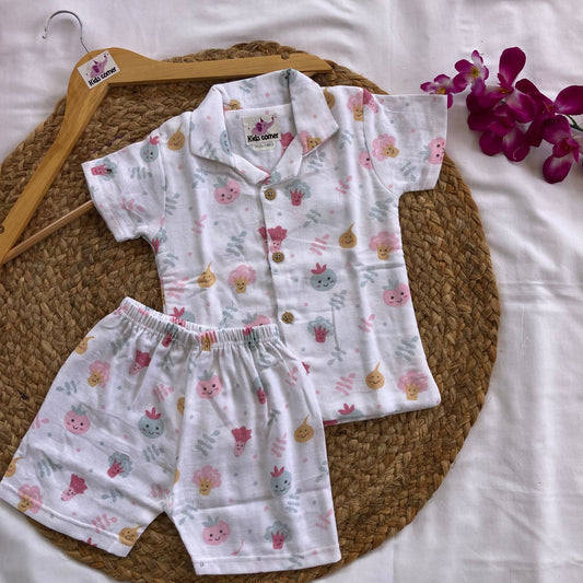 Muslin Double Layer Unisex co-ord set DL01