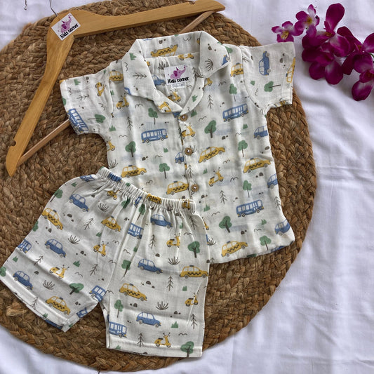 Muslin Double Layer Unisex co-ord set DL01