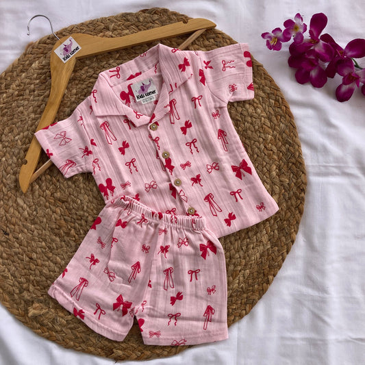 Muslin Double Layer Unisex co-ord set DL01