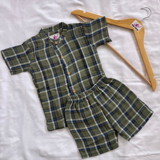 Muslin Double Layer Unisex co-ord set DL01