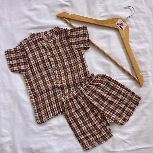 Muslin Double Layer Unisex co-ord set DL01