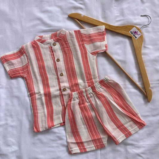 Muslin Double Layer Unisex co-ord set DL01