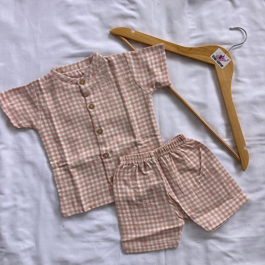Muslin Double Layer Unisex co-ord set DL01
