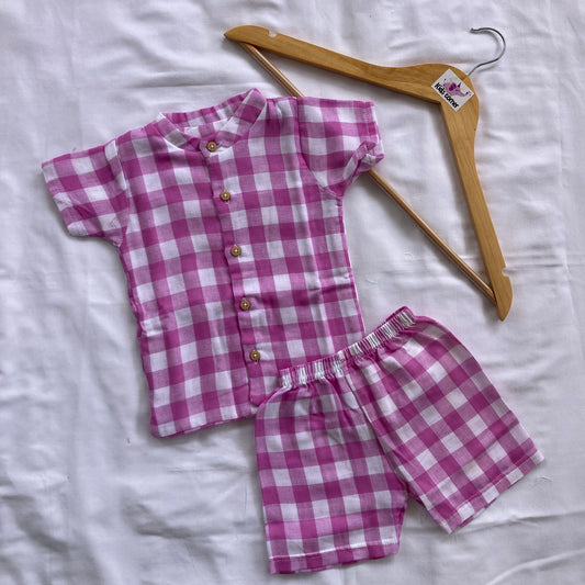 Muslin Double Layer Unisex co-ord set DL01