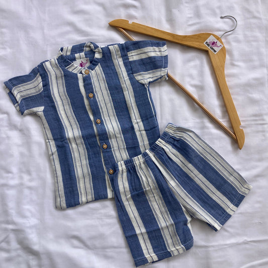 Muslin Double Layer Unisex co-ord set DL01
