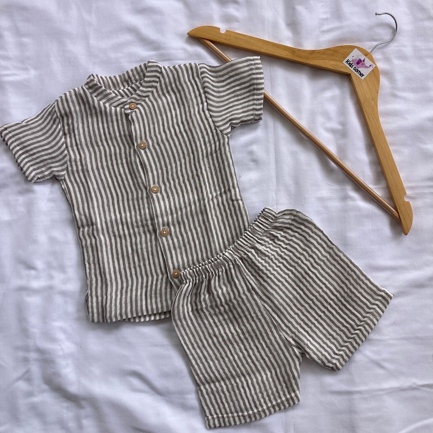 Muslin Double Layer Unisex co-ord set DL01