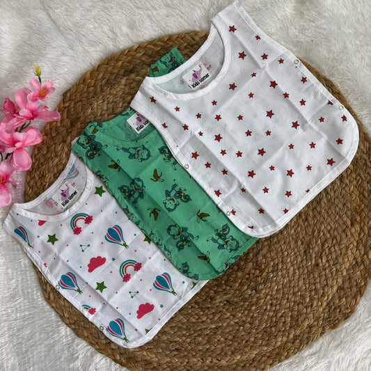 Cotton Button Jabla  3 Pcs  Pack MN01