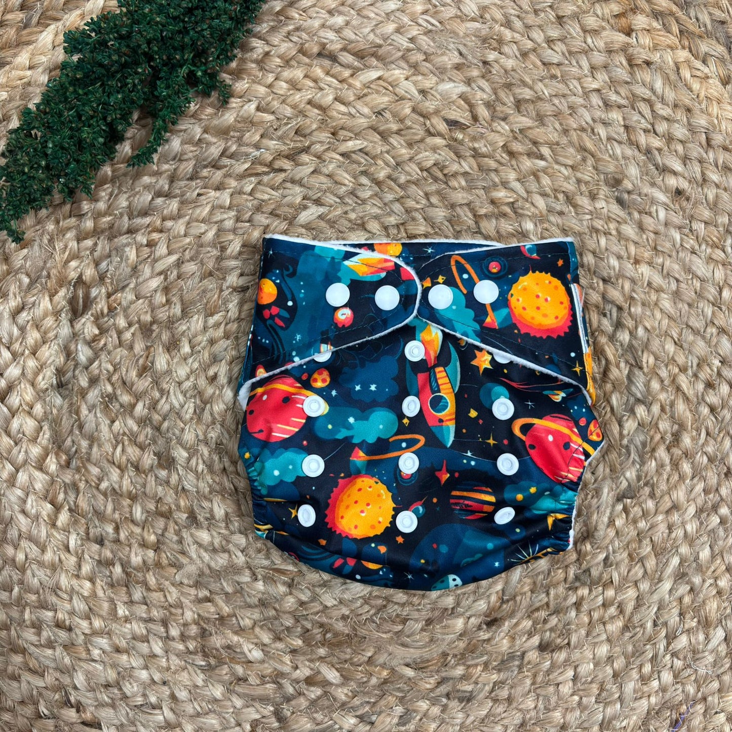 Organic Reusable Cloth Diaper (Space) MN01