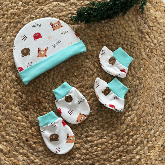Cap Mitten and Booties Set MN01