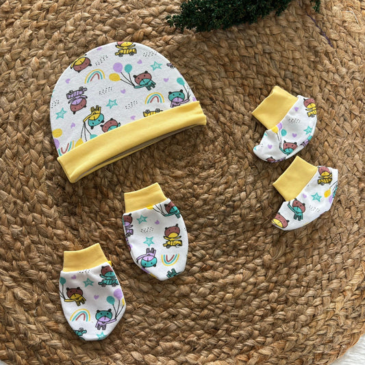 Cap Mitten and Booties Set MN01
